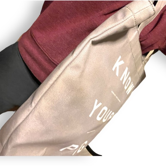 Everlane tote “ know your pig”